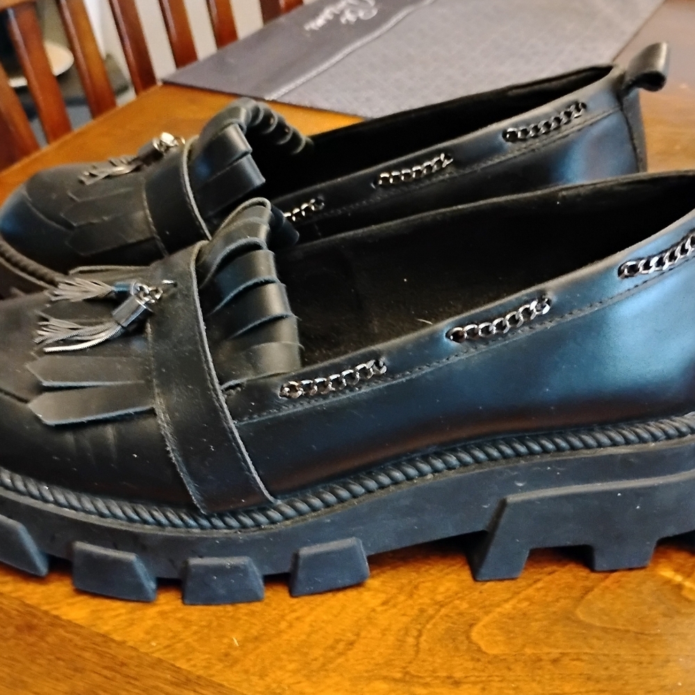Kelsi Dagger Black Loafers Size 9 Brooklyn Burke